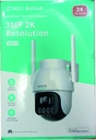 Caméra extérieure panoramique et inclinable Résolution 3MP 2K bon prix Douala Cameroun