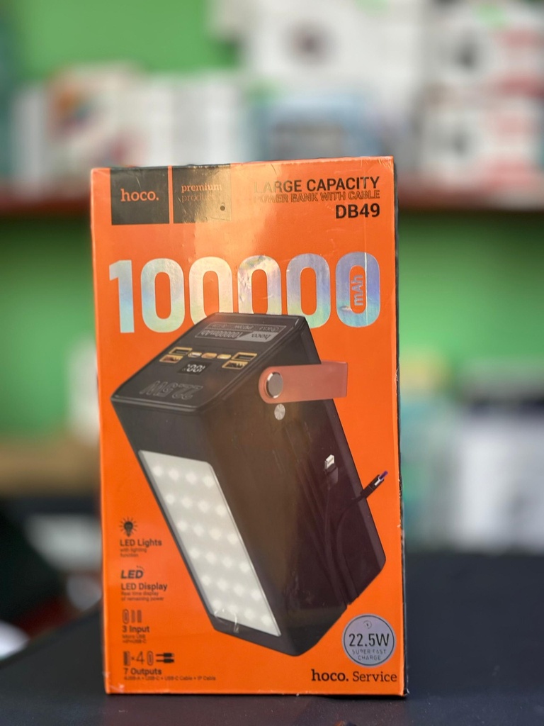 POWER BANK hoco 100000mAh, bon prix Douala Cameroun