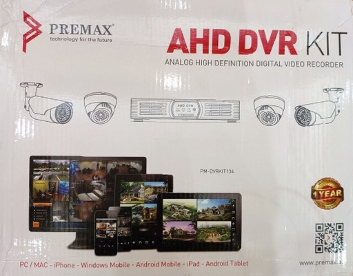 Kit 4 Caméras Analogique Premax AHD plus DVR 2MP bon prix Douala Cameroun