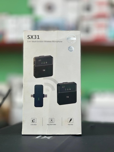 Wireless Microphone SX31 3 en 1