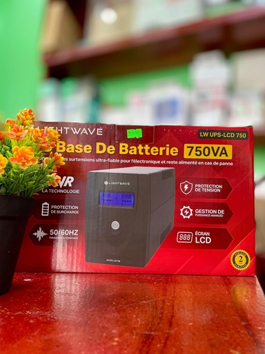 Onduleur Light Wave LW UPS-LCD 750VA, bon prix Douala Cameroun